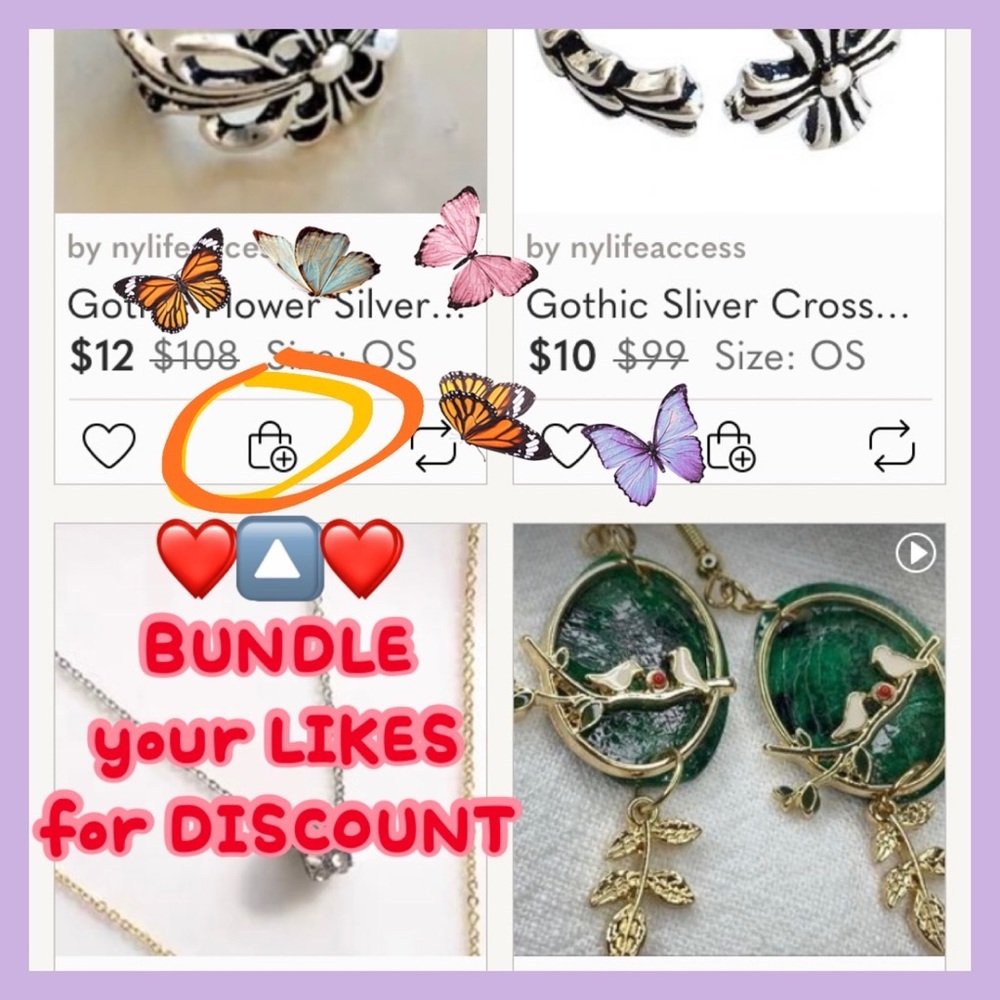 ❣️$25/3❣️ Gold Plated Rhinestone 2 Ring Set - Picture 9 of 10